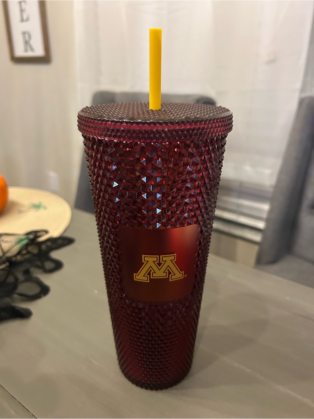 Starbucks University of Minnesota Golden Gophers 24oz studded cold cup tumble